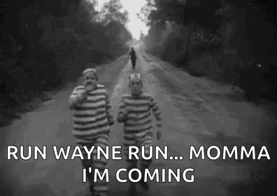 Children Running Down Dirt Road With Run Wayner Run Momma I M Coming GIF