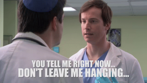 Childrens Hospital Suspense Tell Me Right Now GIF