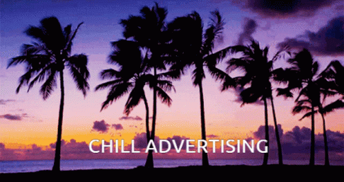 Chill Aesthetic Palm Trees Beach GIF