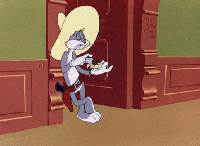 Chill Bugs Bunny No  GIF