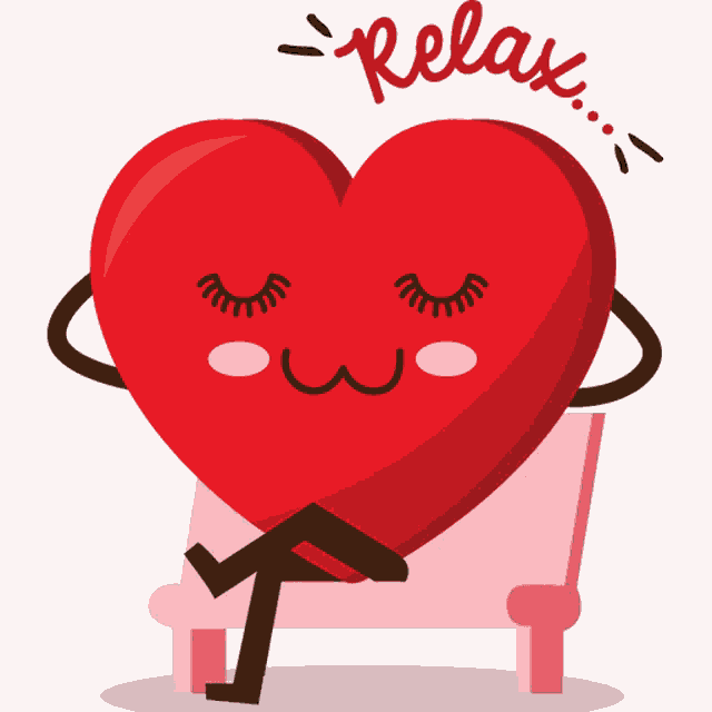 Chill Heart Relax GIF