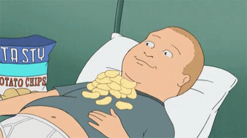Chilling Bobby Hill Eating Chips GIF | GIFDB.com