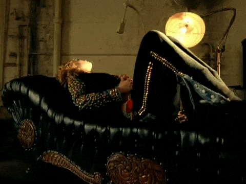 Chilling Britney Spears In A Couch GIF