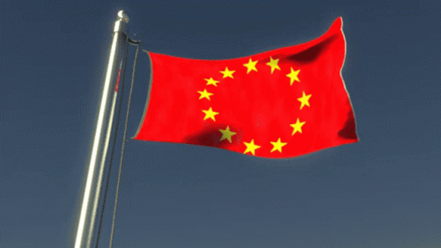 China Red Flag GIF