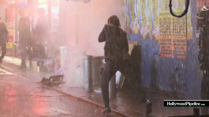 Chinatown Rain John Wick 3 GIF