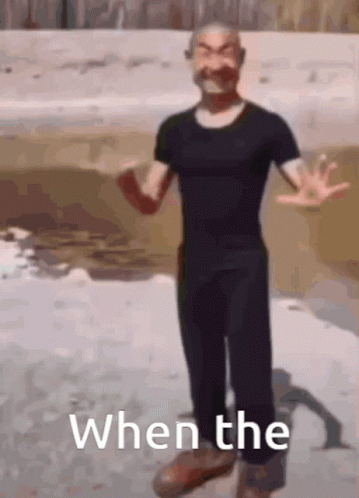 Chinese Man Big Face High Five GIF