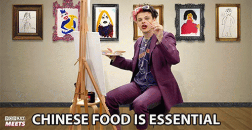 Chinese Food Is Essential Yungblud GIF
