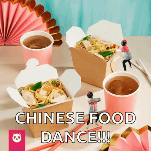 Chinese Food Dance GIF