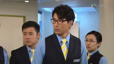 Chinese Hotel Staff Eyebrows Up GIF