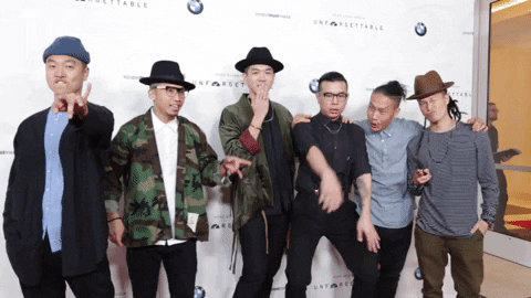 Chinese Men Spirit Fingers GIF