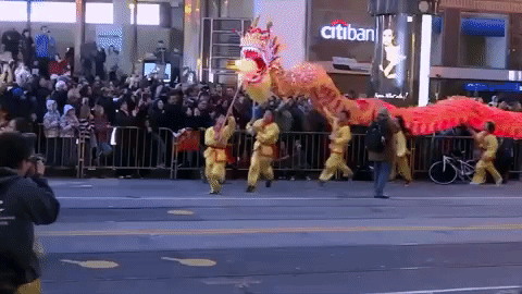 Chinese New Year Red Dragon GIF