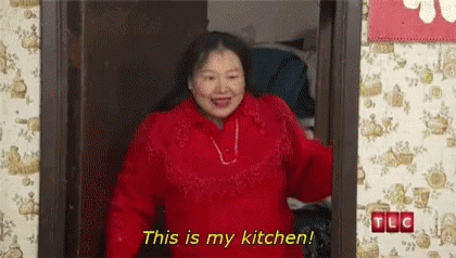 Chinese Woman Hoarders GIF