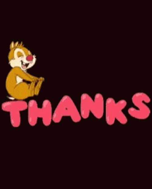 Chip And Dale Thank You Animated GIF