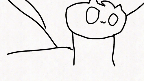 Chipi Chipi Chapa Chapa Dancing Cat Moving Sketch GIF