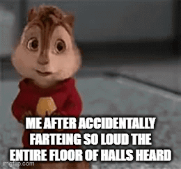 Chipmunk From Alvin Show Funny Face With Cheese GIF