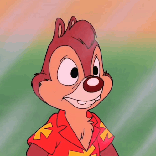 Chipmunk in Red Shirt with K's
