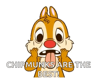 Chipmunks Silly Face GIF