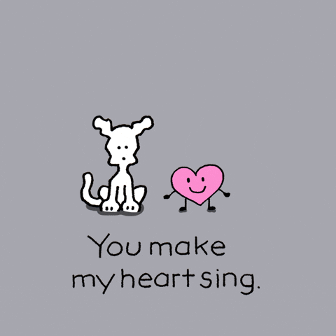 Chippy The Dog And Heart Love GIF