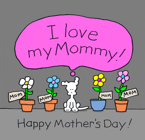 Chippy The Dog Animation Happy Mother Day GIF