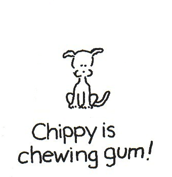 Chippy the Dog Chewing Gum