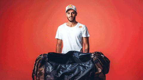 Chirag Suri Cricket Packing Bags GIF