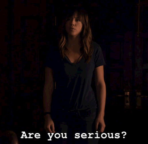 Chloe Bennet Asking If Serious GIF