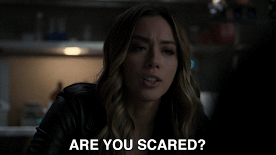 Chloe Bennet Asking If You're Scared GIF