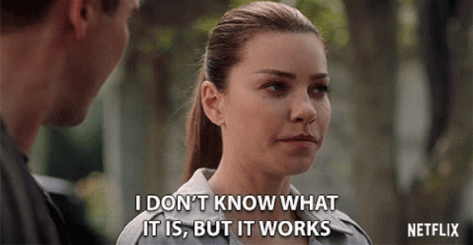 Chloe Decker I Dont Know What It Is But Its Working GIF