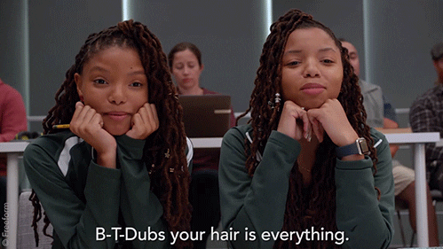 Chloe X Halle Students GIF