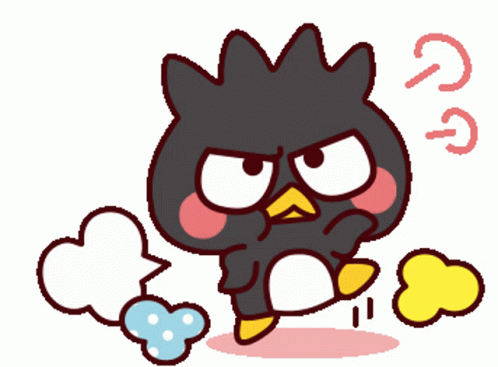 Chococat Angry Badtz Maru Thomping Feet GIF