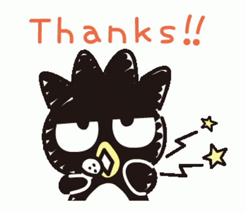 Chococat Badtz Maru Thanks With Mic GIF