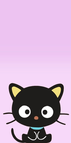 Chococat Cute Purple Background GIF