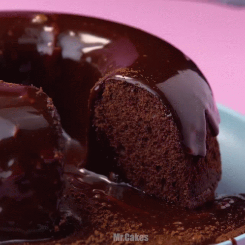 Chocolate Bundt Cake With Slice