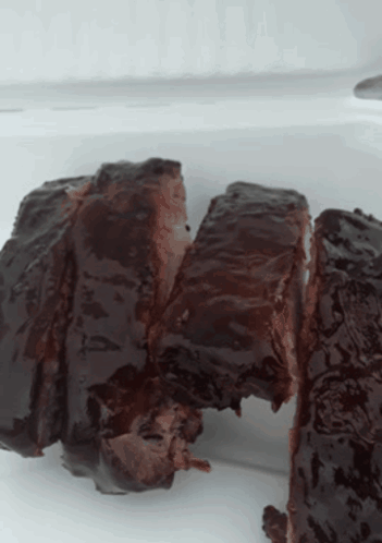 Chocolate Cake Cut in Half