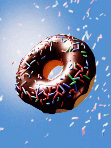 Chocolate Donut With Sprinkles