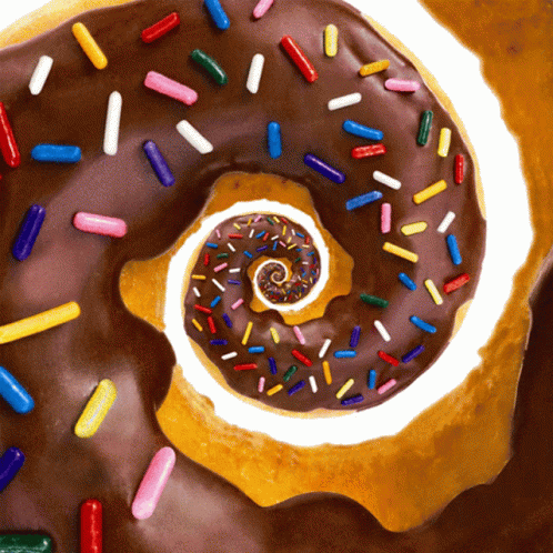 Chocolate Donut with Sprinkles