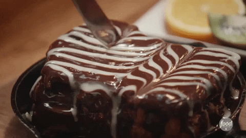 Chocolate Filled French Toast GIF