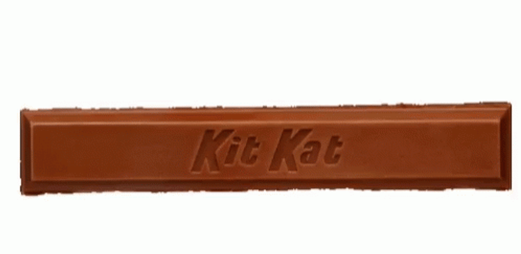 Chocolate Kit Kat Break Into Two Pieces GIF