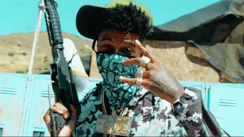 Cholo Masked Guy Hand Sign Cholo GIF