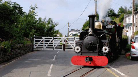 Choo Choo Train Tunnel Time GIF