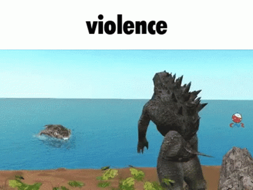 Choose Violence Ankylosaurus Dinosaur GIF