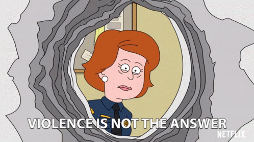 Choose Violence Mayor Karen Crawford GIF