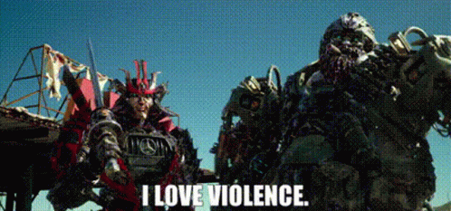 Choose Violence Transformers Drift GIF