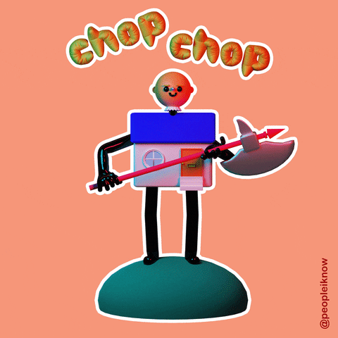 Chop Chop Animated Guillotine GIF