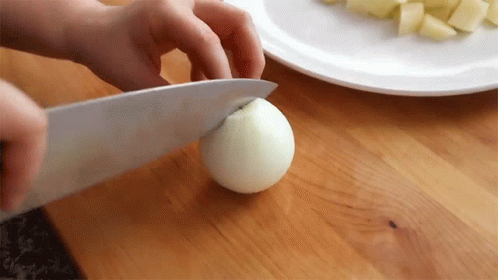 Chop On The Onion GIF