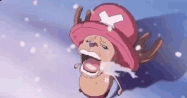 Chopper Exaggerated Cry GIF