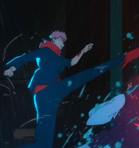 Choso Vs Yuji Fighting GIF