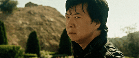 Chow Ken Jeong Serious Face Wearing Sunglasses GIF