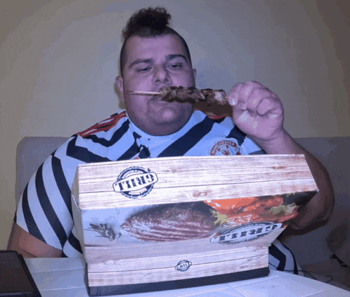 Chris Asmr Mukbang Souvlaki Chris Gif GIF