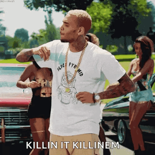 Chris Brown Dancing Killing It GIF